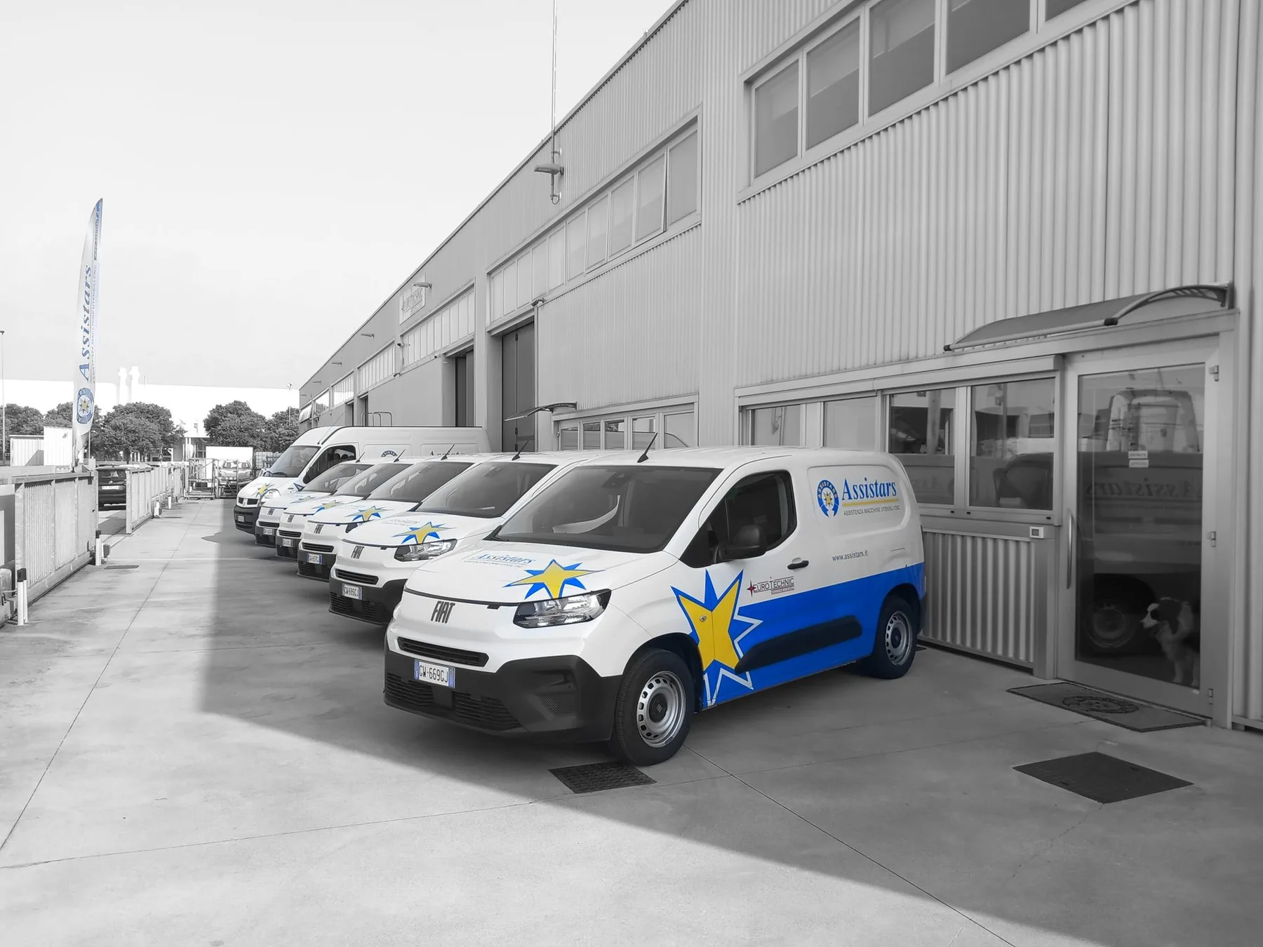 Furgoni Assistars per interventi on-site